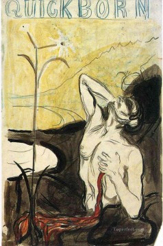  Edvard Painting - the flower of pain 1897 Edvard Munch